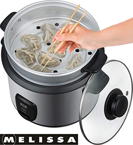 Melissa 16280021 Reiskocher 1,50 Liter Reis Kochtopf Dampfgarer Multikocher 500 Watt – Bild 3
