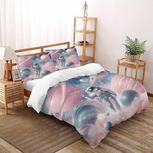 Parure de lit space themes microfibre douce contre la transpiration nocturne - 2
