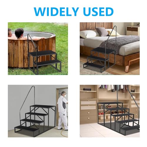 Escalera para Piscina con 4 Peldaños y Barandales miniatura 5
