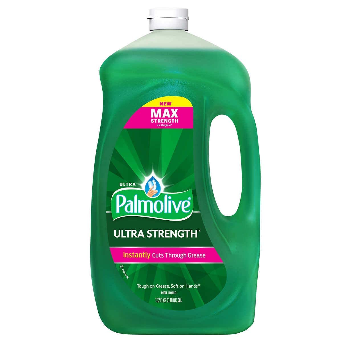 Palmolive Original Dish Detergent Liquid Green Plastic JUG RP 102 OZ