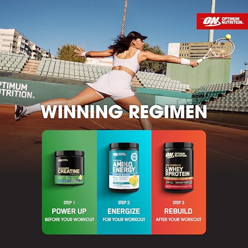 Optimum Nutrition Amino Energy Powder Plus Focus, Tropical Lemonade, 9.5 Oz - image 8