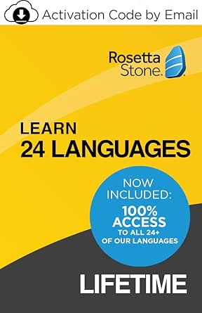 Rosetta Stone LIFETIME UNLIMITED - Learn All 24 Languages [PC/Mac Online code] - View 2