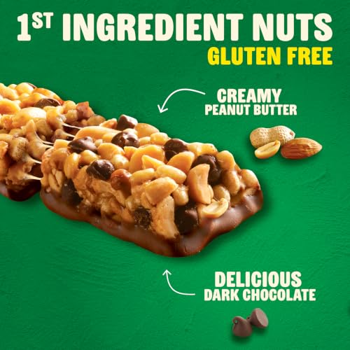 Image of Nature Valley Protein Chewy Snack Bars, Peanut Butter Dark Chocolate, 5 Bars, 7.1 oz