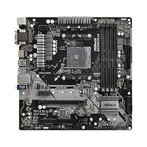 MB ASRock AM4 m-ATX D-Sub/HDMI/DVI DDR4 Retail – AMD socket AM4 (Ryzen) – Micro/Mini/Flex-ATX, B450M PRO4