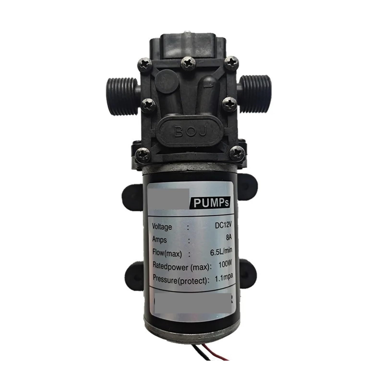 Pompa membranowa, 3215H Pompa wodna z zaworem zwrotnym, membraną, DC12V, 24V, 100W, 6,5 l/min, silnik metalowy, pompa zwrotną, dezynfekcja natryskowa(DC24V-100W-20mm)