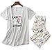 Produktbild Pyjama Set Kurzarm T-Shirt Lange Hose 2-teilig/Set Sommer Pyjama Big Size   Home Nachtwäsche
