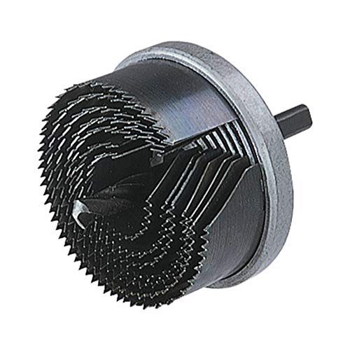 wolfcraft 2160000 Scie Cloche Multi-lames - Ø 25, 32, 38, 45, 50, 56, 62 mm - Queue 3 Pans 8 mm - Profondeur de Coupe 33 mm