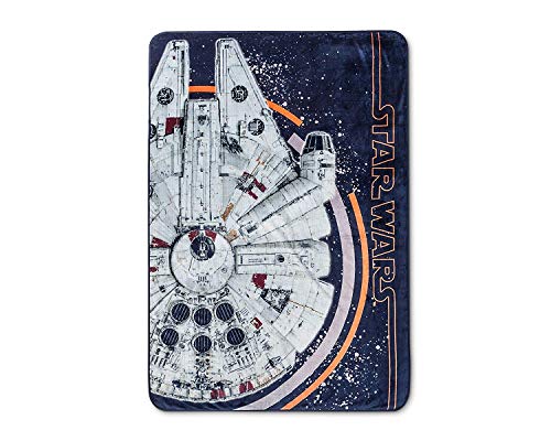 Jay Franco Star Wars Ep 8 Resistance Blanket, Gray