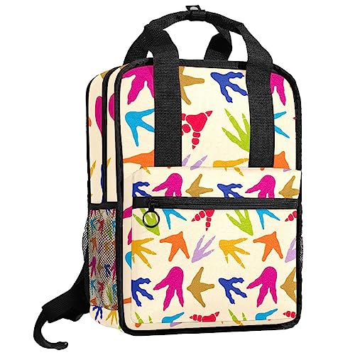 Sac à dos dinosaure pour garçons en voyage et sorties scolaires multicolore
