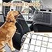 LOOBANI Dog Barrier for SUVs, Cars, Vehicles and Trucks Cargo Area, Universal Fit Adjustable Heavy-Duty Pet SUV Divider Gate with Metal Mesh for Safety Driving Travel Accessories