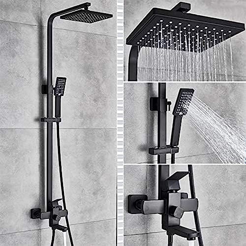 Robinet de salle de bain noir mat pour transformer votre douche en spa