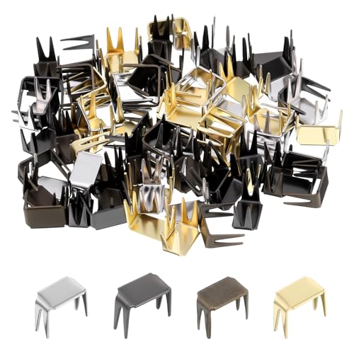 #5 80Pcs Zipper Stops Top and Bottom Stops Zipper Repair Kit for Bags Coats Jackets Zippers Rescue Repair (4 Colors)
