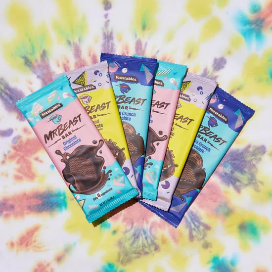 Image of Feastables Mr. Beast Bar Chocolate Bar, 60 Gram (Original Chocolate)