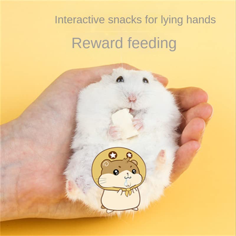 JONSANTYGFRY Cibo per criceti Snack per animali domestici Tofu liofilizzato Adatto per piccoli animali roditori