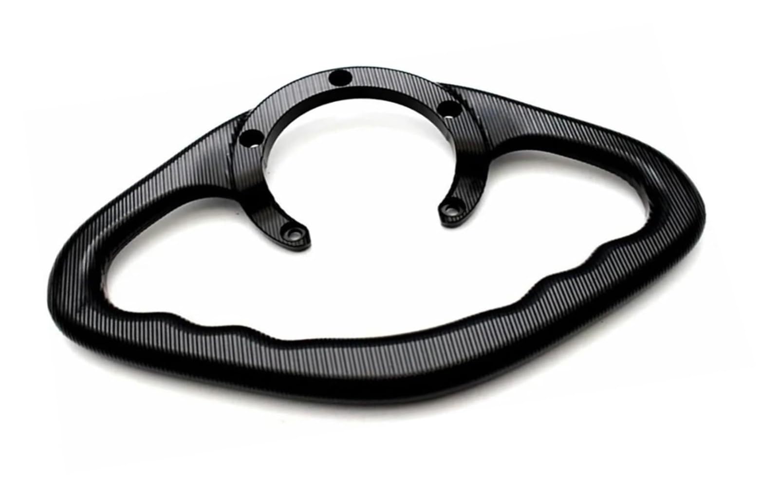 Accoudoir de réservoir de carburant de poignée de passager de moto for Ducati for Monster 797 821 1100 RS 1100R 1100S, accoudoir de réservoir de carburant de moto accoudoir de passager(Black)