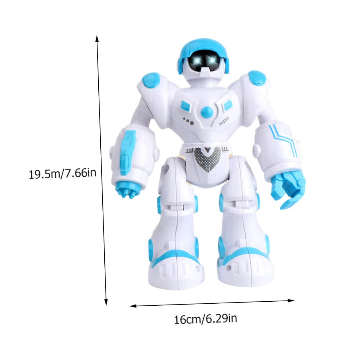 HONMEET Electric Robot Toy for Boys and Girls Led Flashing Robot Music Boys and Girls Plaything