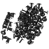 50 längere Verkleidung Befestigungsclips , das sind die Befestigungen der Verkleidungsplatten auf der Rückseite des T4 & T5 Transporter halten, sie sind an der hinteren Türen, Dach, Seite usw.PushClip in das Loch und Mittelteil schieben, um Befestigu