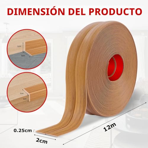 Protector esquinas pared autoadhesivo flexible de 12 metros lavable 3