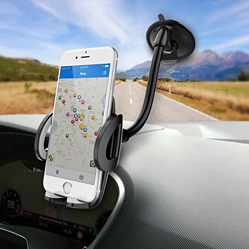 Wixgear 3-In-1 Universal Car Phone Mount, Phone Holder For Car, Cell Phone Car Mount Air Vent Holder With Dashboard Mount And Windshield Mount For Cell Phones #TOP4