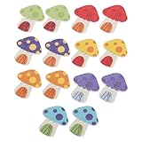 Design adorable : la forme de maison champignon est mignonne et fantaisiste, idéale pour divers projets de bricolage et de décoration, bouton de jean, boutons pour jeans