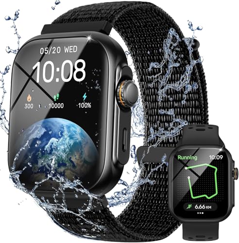 Parsonver Reloj Inteligente Hombre Mujer con Llamadas, Smartwatch con GPS Incorporado, 30M Impermeable, 1,85' Reloj Inteligente Hombre con 100+ Soportes, Frecuencia Cardíaca, Sueño, para Android & iOS