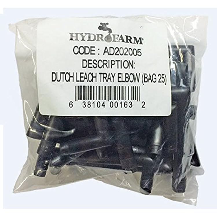Grodan Dutch Leach Tray Elbows, 25-Pack