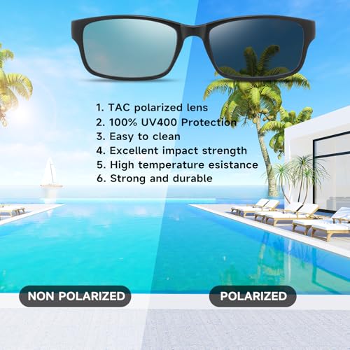 Image of HAOLOTA Polarized Sunglasses Men Women Sports Style Designer Fishing Driving Glasses UV400 Protection