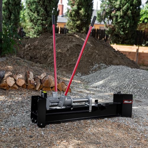 image for XtremepowerUS 12-Ton Hydraulic Log Splitter Wood Cutter Heavy Duty Fir
