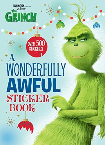 A Wonderfully Awful Sticker Book (Illumination's The Grinch) (Illumination Presents Dr. Seuss' the Grinch) Paperback – October 2, 2018