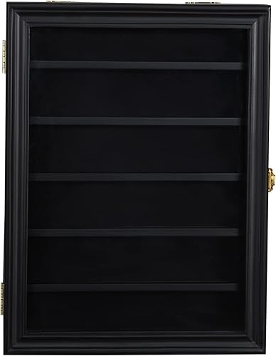 Miniatura 3 de ARTAWEIN Exhibición de monedas de madera maciza militar  98% de protección UV, montaje en pared, compatible con monedas del Cuerpo de Marines de la