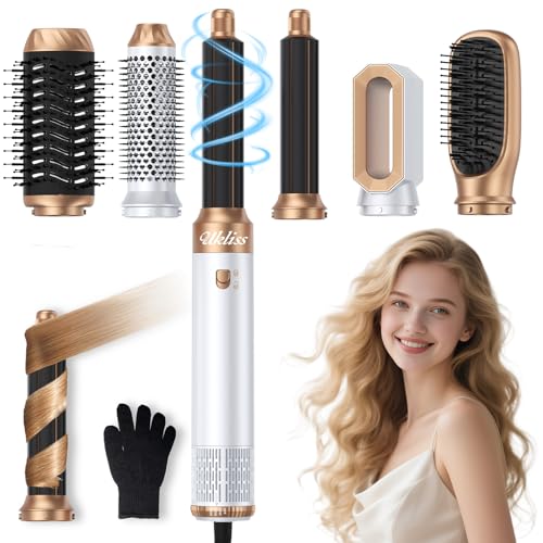 6 in 1 Hair Dryer Brush & Air Styler – Ionic Blow Dryer with Auto...