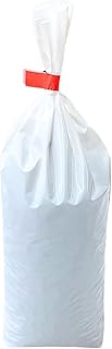 1 LB Ground Meat Bag, Plain White, 100 Bags