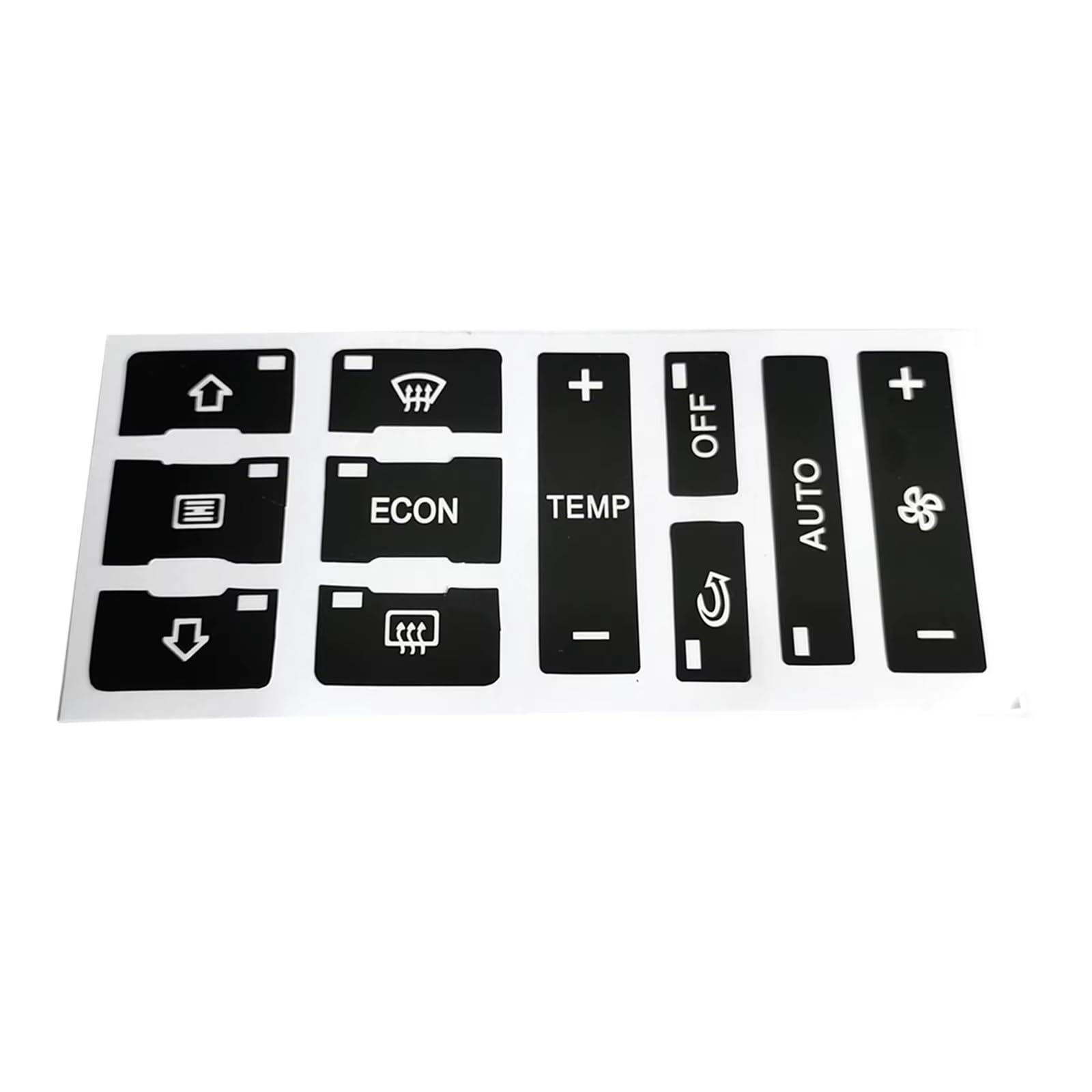 Button Repair Stickers for Car Compatible with A2 A3 8L A/C Button Repair Kit Car Air Condition Control Switch Stickers