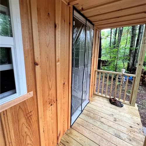 Rideau de porte thermique transparent isolant de qualité supérieure pour climatiseur - 7