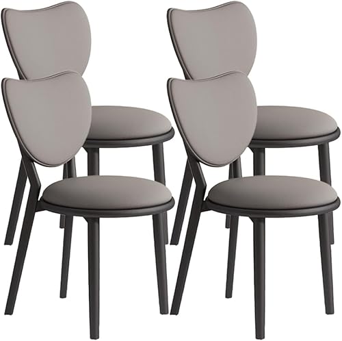 Miniatura 51 de YVYKFZD Juego de sillas de comedor de madera maciza, sillas de cocina sin brazos con respaldo, silla de comedor de cuero tapizada, silla auxiliar