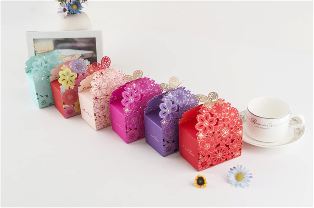 50 Cartes De Table Pliées Pour Noël - Design Découpé, Couleur Violette - 12x9 Cm - Pour Mariage, Anniversaire, Fête