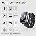 16GB Clip MP3 Player with Bluetooth, Sports Watch MP3 Player with Touch Screen, Mini MP3 Player with Headphones,Voice Recorder,E-Book,HiFi Lossless Sound Music Player for Running, 1.5 Inch，Black