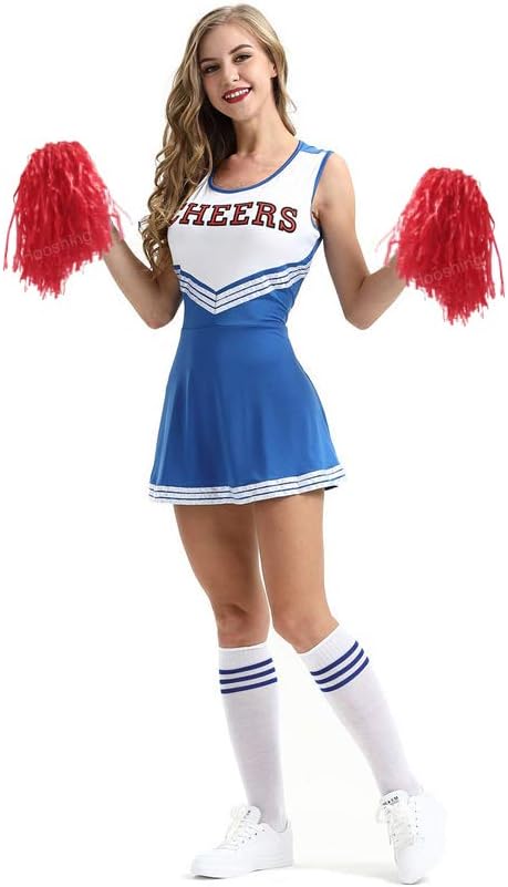 Hooshing 12/24/80PCS Pom Poms Cheerleading Sports Spirited Plastic Cheer Pompoms with Handles for Kids Adults Team Party Dance Cheering