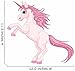 Wallmonkeys Magic Unicorn Wall Decal Peel and Stick Graphic (12 in H x 12 in W) WM89872
