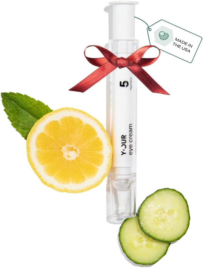 Y’OUR Retinol & Peptide Complex Eye Cream: Anti-Aging for Dark Circles, Puffiness, Wrinkles & Crow’s Feet; Hydrating & Under Eye Repair. Made in USA. Valentine's Day Gifts for Her