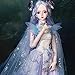 YolvRy Poupée 1/3 BJD 61 cm Poupée princesse 34 boules articulées Jouets avec vêtements chaussures Maquillage pour cheveux Meilleur cadeau pour les amateurs de poupées de Noël (Amy)