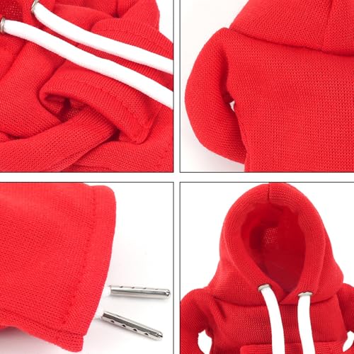 1 Pieza Shift Knob Hoodie,Sudadera Palanca Cambios,Pomo para Palanca de Cambios,Cubierta para Palanca de Cambioscubierta con Capucha,Funda Cubierta Palanca Cambios,Sudadera Marchas Coche-Negro - imagen 7