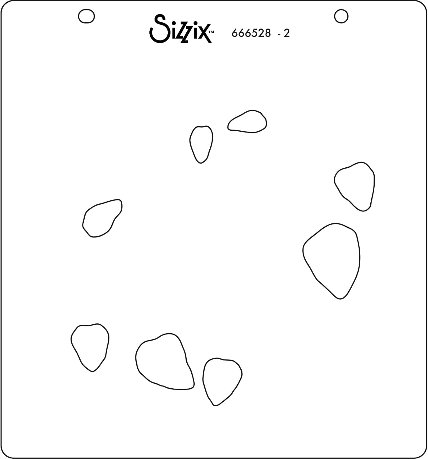 Sizzix Layered Stencils - Strawberry Wreath