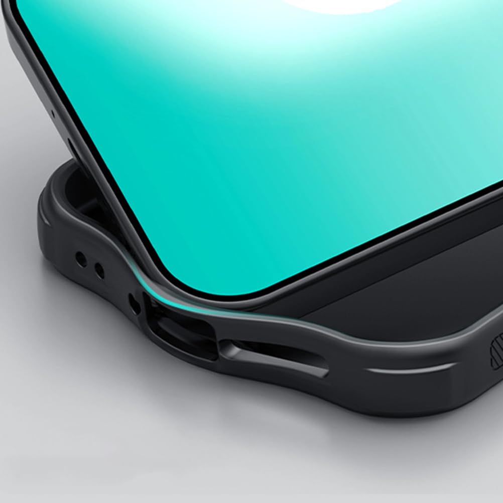 Stoßfest Hülle für Xiaomi 17 Pro Max/17 Pro/17, Dünne Leichte Gefrostet rutschfest Schutzhülle Unterstützt Drahtlose Aufladung Handyhülle,Schwarz,17 Pro