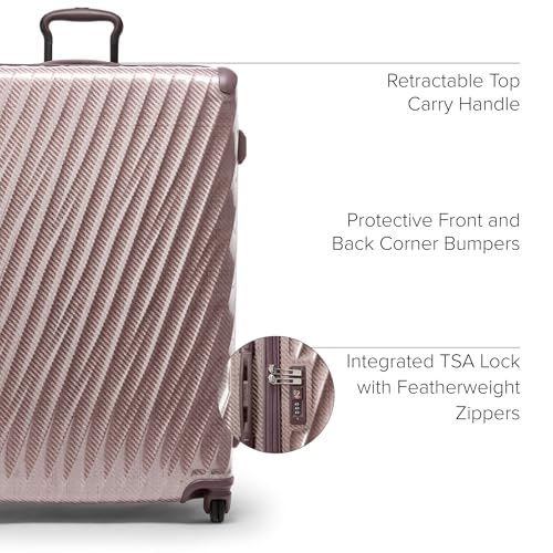 TUMI - 19 Degree Lite 4 Wheel Luggage - Lightweight and Highly Durable, Modern Contour, Hard Shell Men's and Women's Suitcase - 30" Extended Trip Packing Case, Blush4