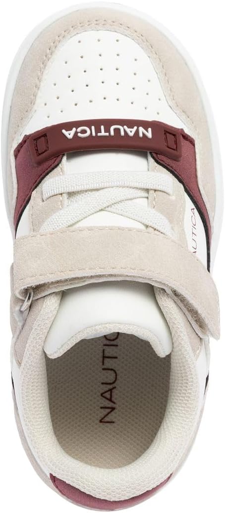 Nautica Kids Sneakers with Adjustable Strap and Bungee Straps | Comfortable Casual Shoes for Boys and Girls (Toddler/Little Kid) - Image 4