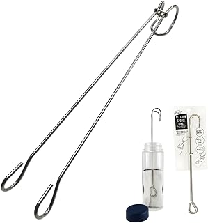 キッチンスポンジトング ステンレストング 25cm 吊り下げ収納 水筒 スポンジ 哺乳瓶対応 ハンギング ボトル フック 清潔 便利