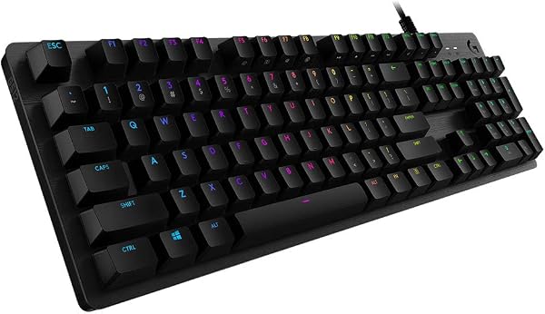 Logitech G512 Carbon Lightsync RGB Mechanical Gaming Keyboard, GX Brown - 1