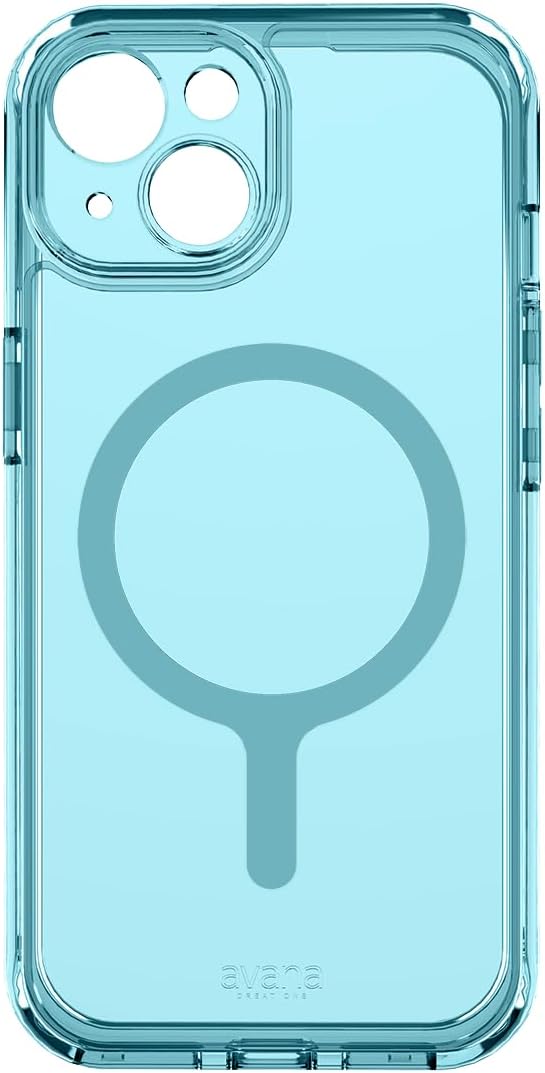 Avana Creation - ice Sky case for Apple iPhone 15 (6.1"), Classic Clear Phone Case, Compatible with MagSafe, Anti-Yellowing, Self-Healing, Shockproof Slim Cover & Ultra Sensitive Buttons
