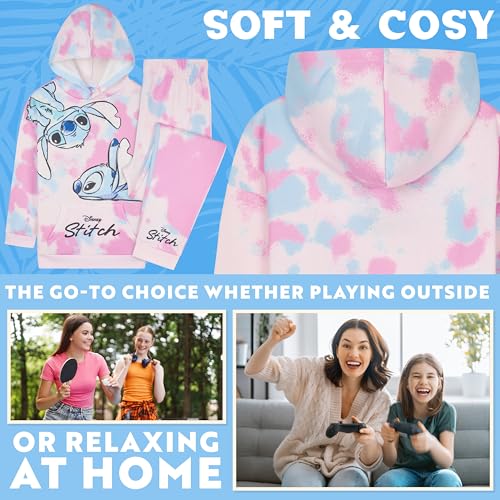 Disney Stitch Tracksuit Girls Hoodie Joggers 2 Pcs3